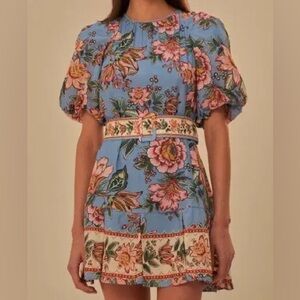 FARM Rio Floral Mini Dress